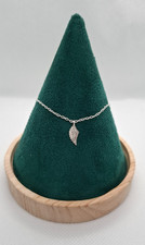 Sterling Silver Childs/Ladies Wing Chain Bracelet 7.5" 925
