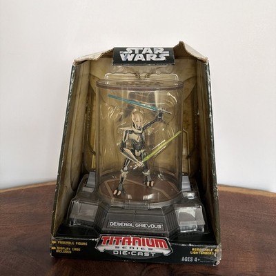 General Grievous Titanium Series Die Cast Actionfigur Hasbro 2006 -NOS-LESEN
