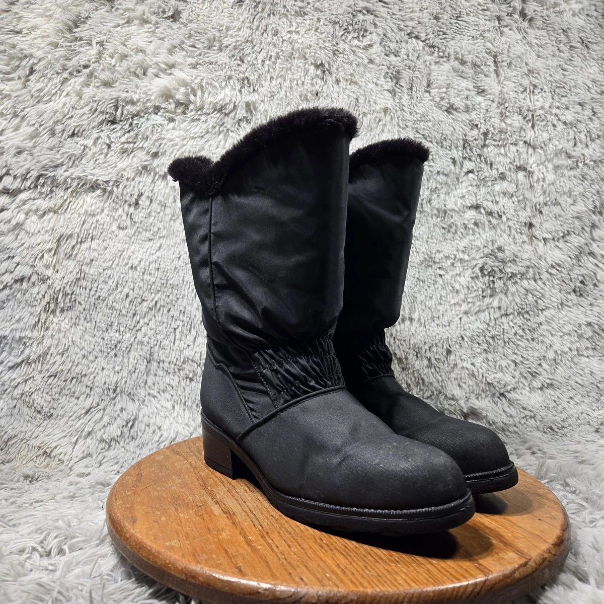 ?PREOWNED Boston accent mens black boots size 12m Boston Accent Boots for sale - eBay main image 3