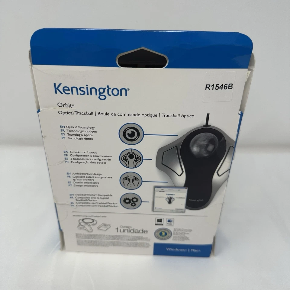 Kensington Orbit Optical Trackball Mouse K64327F - Image 3 of 4