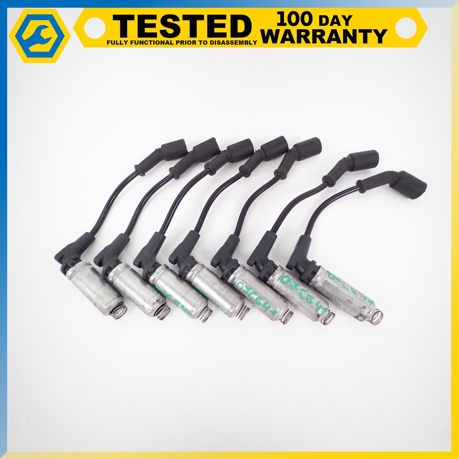 05-13 CHEVROLET CORVETTE C6 LS2 LS3 V8 IGNITION COIL SPARK PLUG WIRES SET OEM