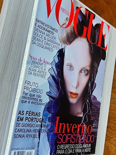 VOGUE Portugal SEPTEMBER 2007 llona kuodiene IN NEW CONDITION 18th birthday GIFT - Picture 3 of 24