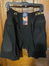 3D Hip Protective Padded Shorts EVA Tailbone Pad Impact Padding Large Black NWTs