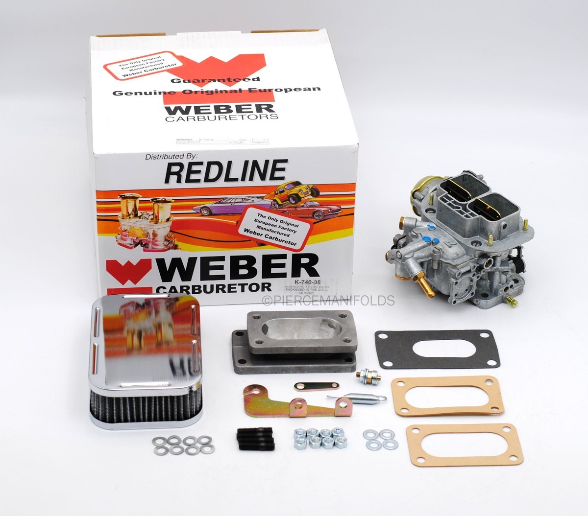 WEBER 38 DGES CARB CONVERSION K740-38 FITS TOYOTA COROLLA TERCEL