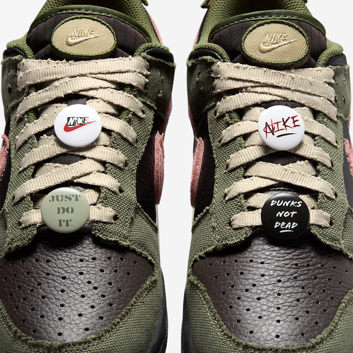 ★Nike★ Dunk Low Retro LTD Shoes IB2256-300 NIKE Dunk Low Retro LTD IB2256-300 Army Olive Black Velvet