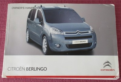 (2010 PRINT) CITROEN BERLINGO MULTISPACE (2008 - 2011) HANDBOOK - OWNERS MANUAL