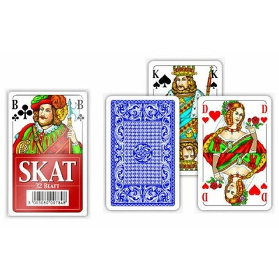 Modiano Jeu De Cartes Skat Paquet Bleu - Photo 1/4