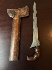 Indonesischer Kris (Keris) Dolch – echter Damast (Pamor) – ethnisch