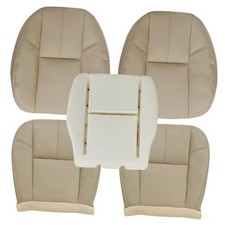 Driver and Passenger Side Bottom and Top Replacement Seat Covers  Driver Tan