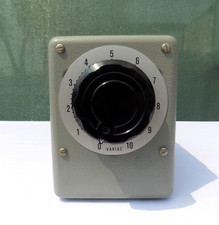 EAB-VARIAC FM5G3M Swiss Made Variable Autotransformer 120V 350Hz 0-140V 6A NOS