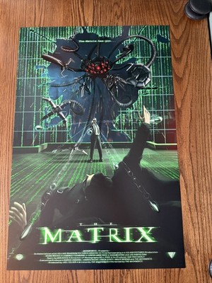 The Matrix GID Variant Mondo BNG 24x36 Poster Ann Bembi Limited Edition Print
