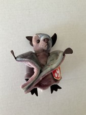 Ty Beanie Babies Batty The Bat Tye Dye Date of Birth 10-29-96 Tush Tag 1998 New