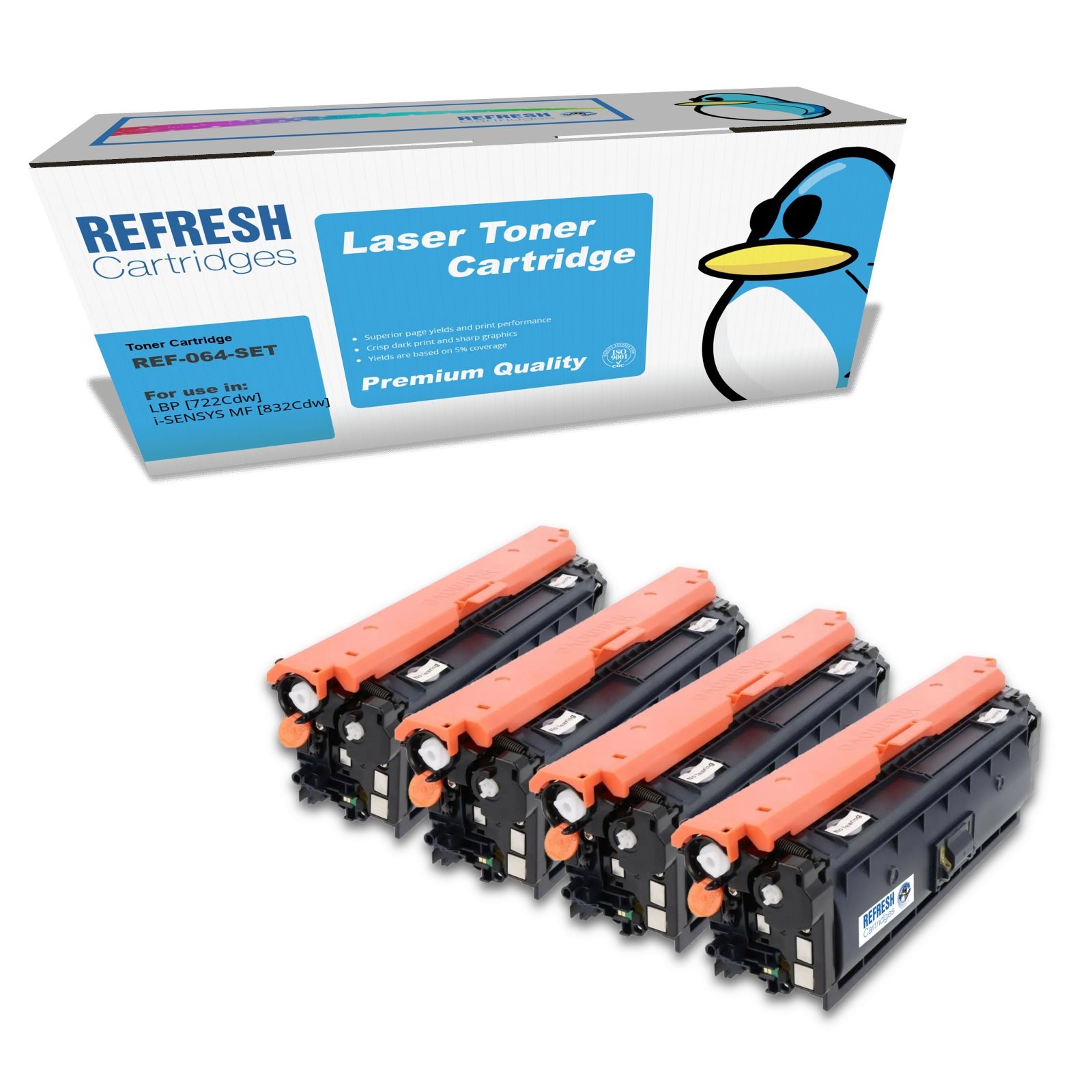 Refresh Cartridges Value Pack 064 Toner Compatible With Canon Printers