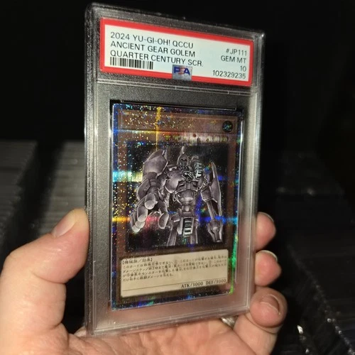 PSA 10 💎 Ancient Gear Golem QCCU-JP111 Quarter Century Secret Rare Japanese