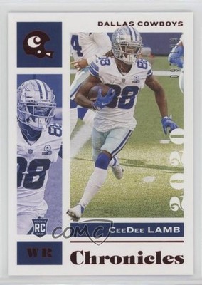 2020 Panini Chronicles Red /199 CeeDee Lamb #25 Rookie RC iu7