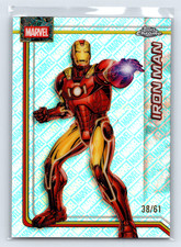 Iron Man 2026 Topps Chrome Marvel Comics Marvel Logofractor /61 MCU #57