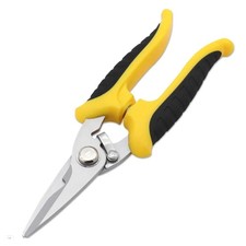 Stainless Steel Electrician Scissors Multifunction Manually Shears Groove3466