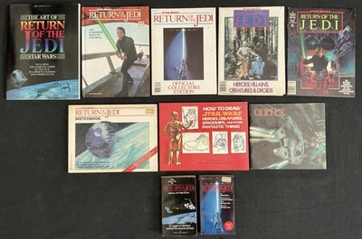 Return of the Jedi Vintage Collectors Reference Library Books/Mags Lot of 10