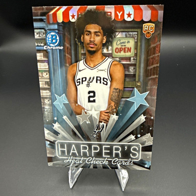 Topps 2025-26 Bowman Hobby Stars Dylan Harper RC Spurs Insert HS-4