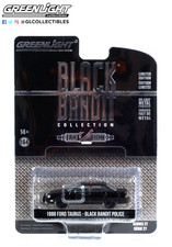 GREENLIGHT BLACK BANDIT 1/64 COLLECTION  1988 FORD TAURUS POLICE CAR