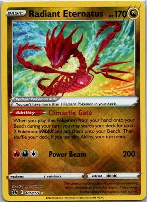 Radiant Eternatus SWSH: Crown Zenith 105/159 NM Holo