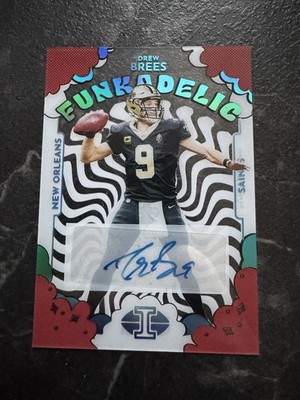 Drew Brees - New Orleans Saints - Panini Illusions - Funkadelic Auto /5