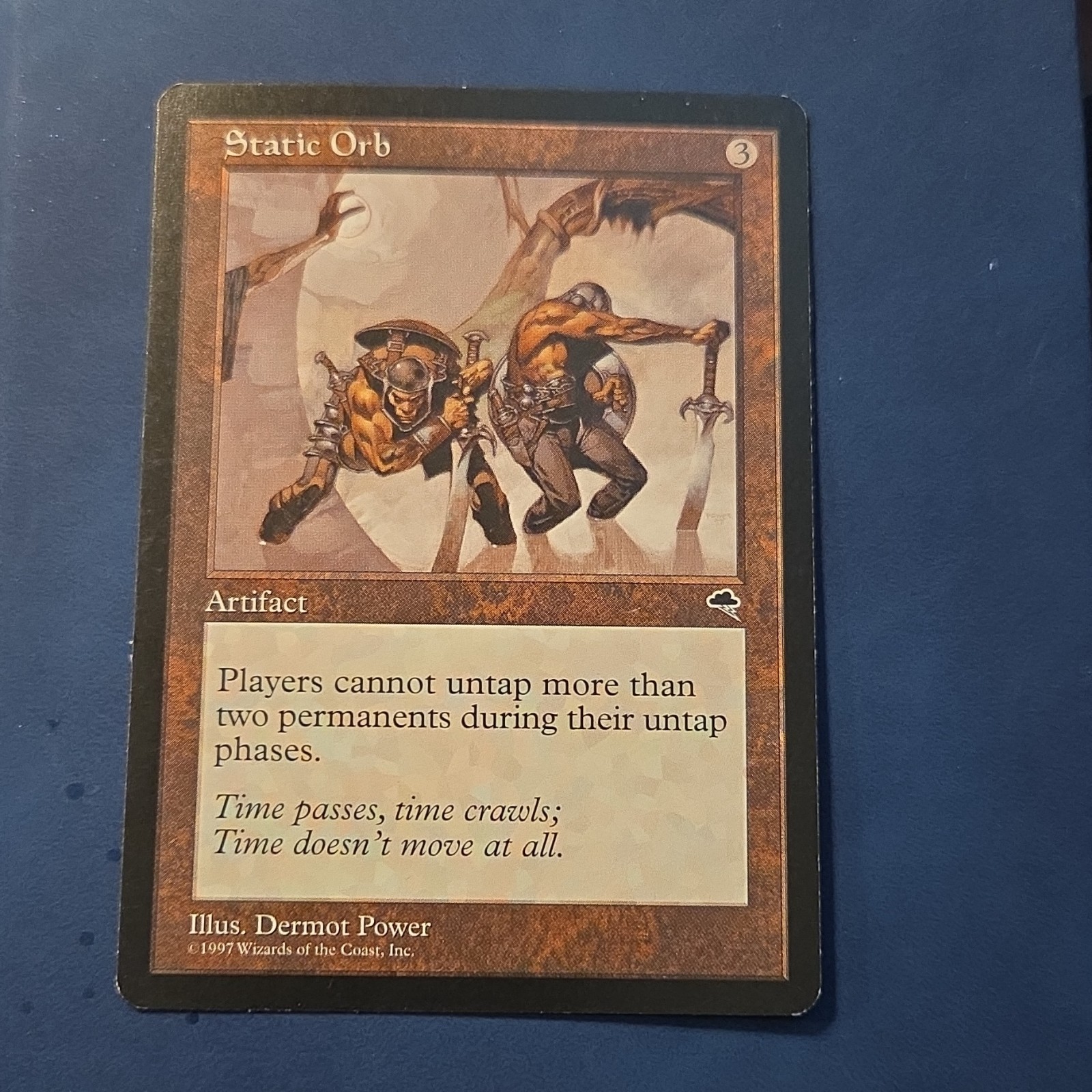 Magic: The Gathering Static Orb Artifact Tempest Rare Wizards 1997 Dermot Power