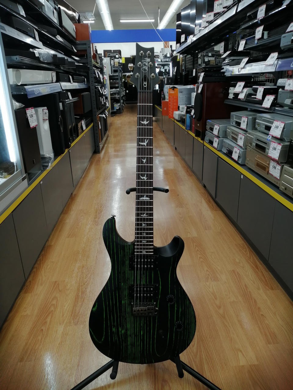 PRS SE Swamp Ash CE24 Electric Guitar Sandblasted Body Tested