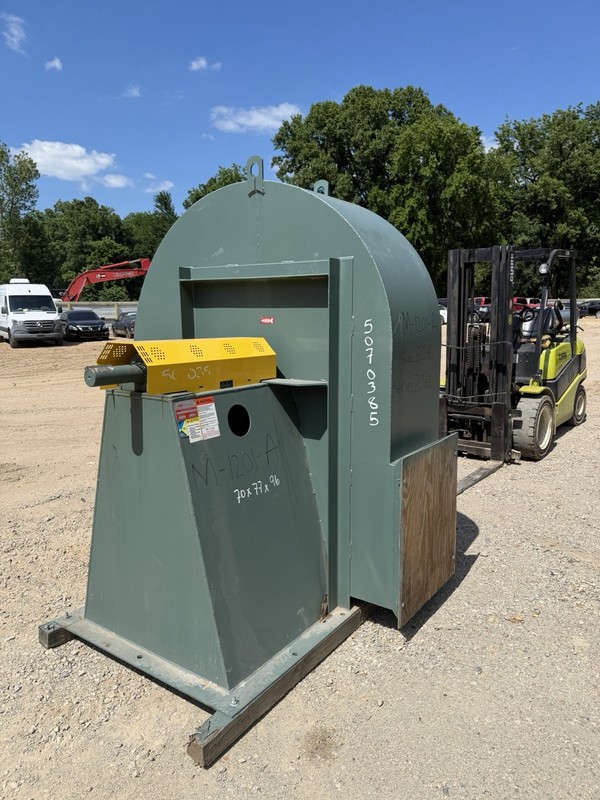 New York Blower M-1201-A Centrifugal Blower Fan, 3 Phase, Green Housing