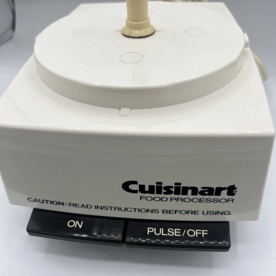 VINTAGE 1980's Cuisinart DLC 7 Super Pro Food Processor 14 Cup Made in Japan - Image 3 of 4