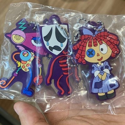 Amazing Digital Circus Ragata Gangle Zoobles Rubber Keychain Set of 3