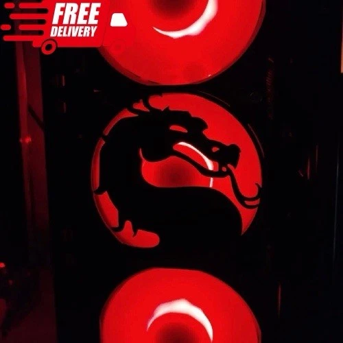 Mortal Kombat 120mm PC Lüfterabdeckung 3D Druck Gaming Gehäuse Mod - Bild 2 von 4