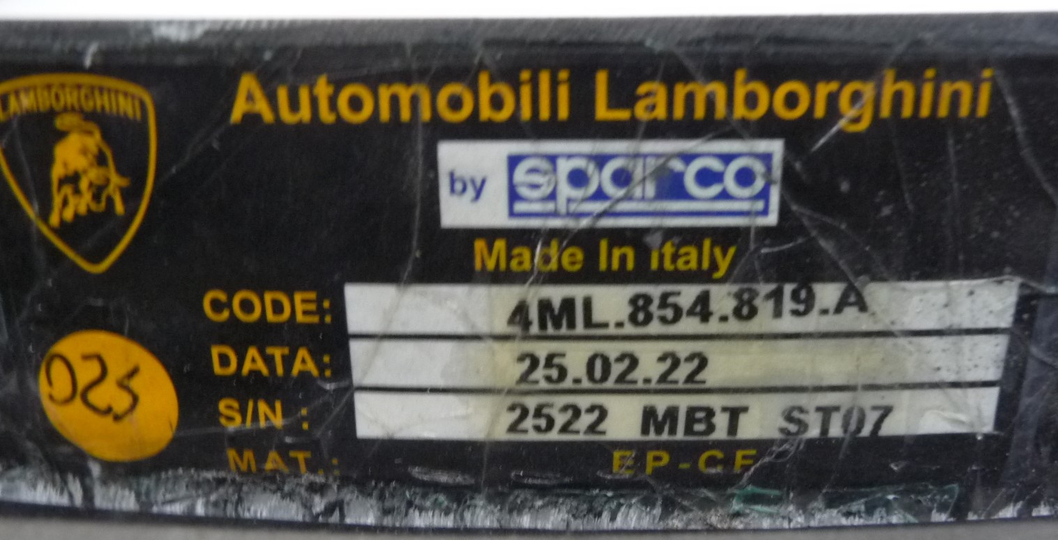 2019-2024 Lamborghini Urus Left Rear Wheel Arch Cover 4ML854819A OEM A1