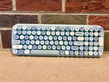 Mofii Candy XR Wireless Blue Typewriter Style Keycap Keyboard (no dongle)