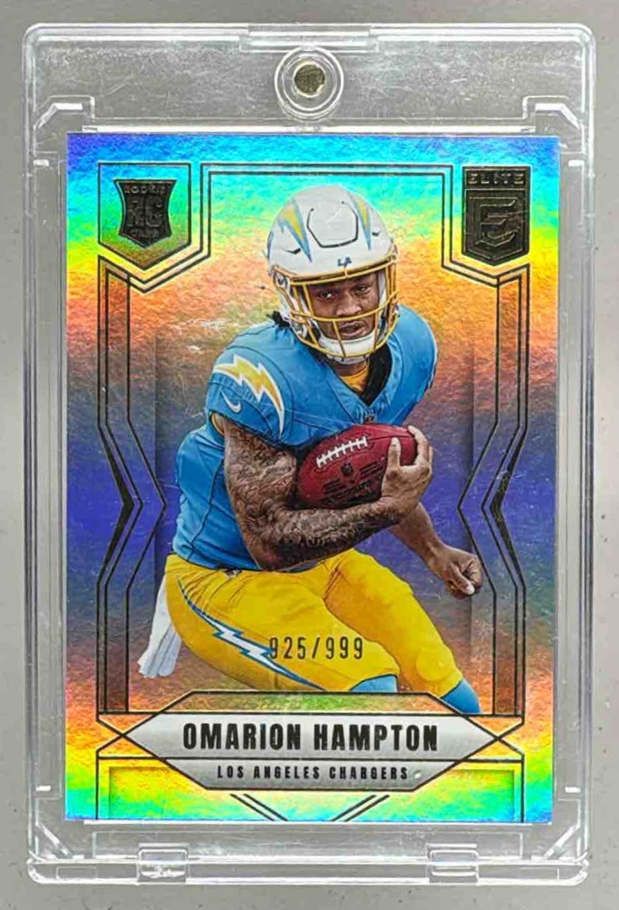 Omarion Hampton 2025 Panini Donruss Elite #132 Rookies Rookie RC /999