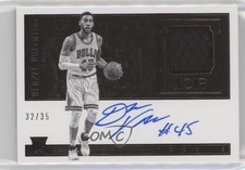 2016-17 Panini Noir Rookie Horizontal 32/35 Denzel Valentine #104 Patch Auto 1u6