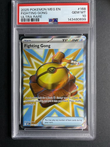 Fighting Gong graded PSA 10 for sale on eBay