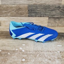 Adidas Predator Accuracy.3 Firm Ground Soccer Cleats Mens 10 Bright Royal White