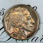 * 1921-P * NEAR+ GEM BU MS BUFFALO NICKEL * FROM ORIGINAL COLLECTION