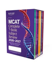 Kaplan MCAT Complete 7-Book Subject Review 2026-2027 Paperback 9781506297545 NEW