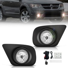 Fog Lights Compatible With 2011-2019 Journey Fog Lamps With Switch Wiring Kit Fog Lights Compatible With 2011-2019 Journey Fog Lamps With Switch Wiring Kit