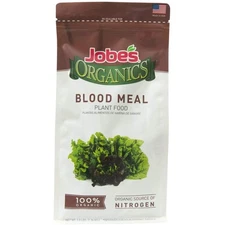 Jobe's Organics 12-0-0 Blood Meal Garden Fertilizer, 3lb Bag