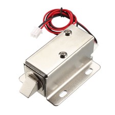 DC 12V 0.6A 11.4mm Electromagnetic Solenoid Lock Assembly Cabinet Lock