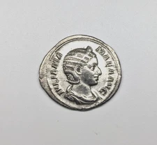 Roman Imperial Julia Mamaea AR Denarius 225-235 AD Rome XF