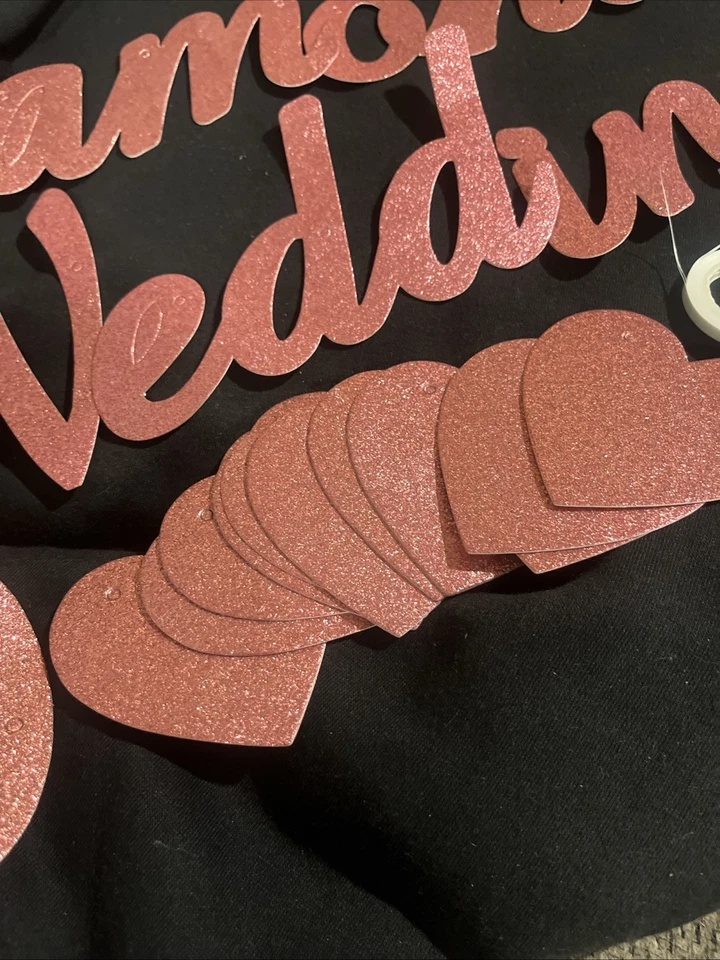 Banner 60 aniversario boda DIAMANTE - Rosa Brillo - Totalmente Nuevo Foto 4 de 4