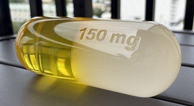 Jonathan Adler 150mg Small Acrylic Pill Pop Art - Yellow - 100% Authentic