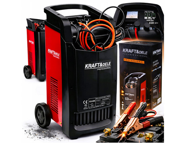 BatterieladegeräT 12V 24V 300A Starthilfe Kfz Auto Lkw Werkstatt LadegeräT-image