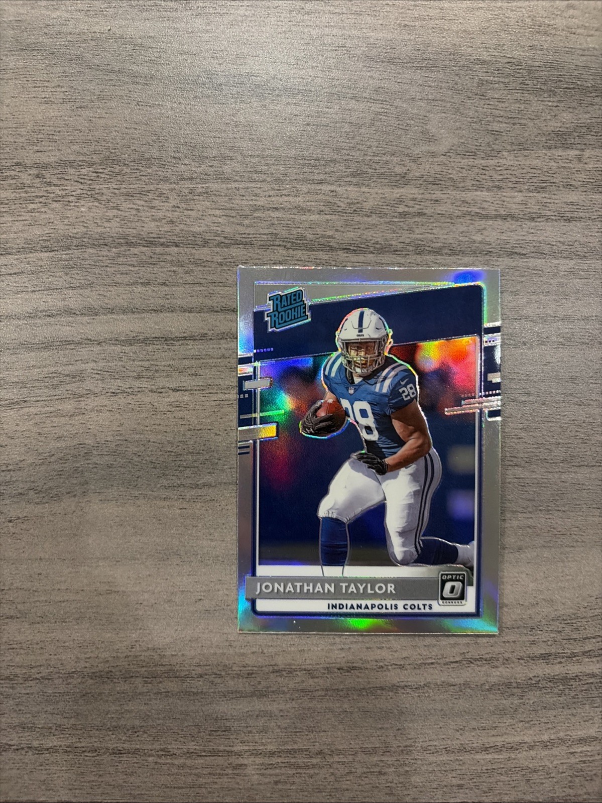 2020 Panini Donruss Optic - Rated Rookies Jonathan Taylor #167 Holo Prizm (RC)
