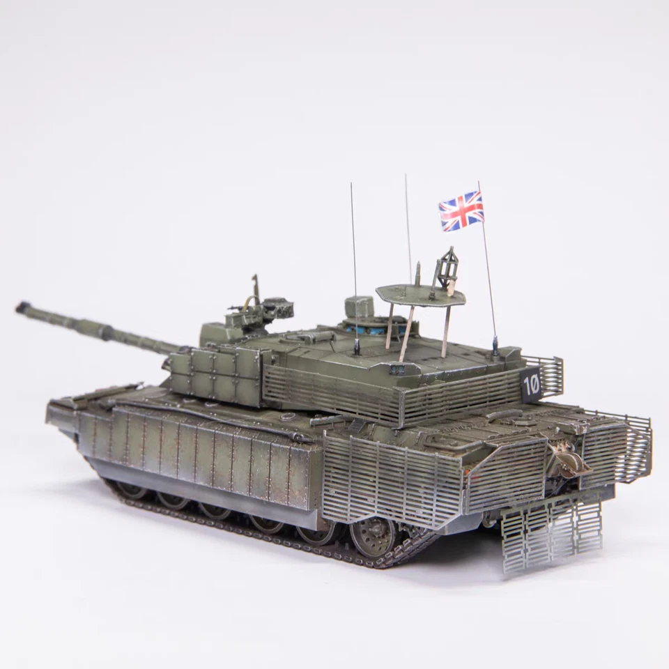 Tanque de batalha principal AM 1/72 British Challenger 2 TES modelo acabado pintado - Imagem 4 de 4