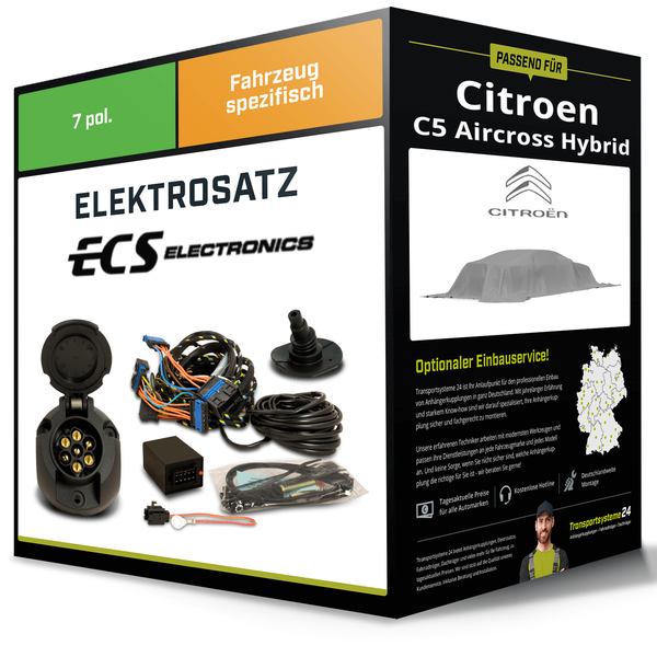 Elektrosatz 7-Pol Spezifisch für Citroen C5 Aircross Hybrid 07.2025-Jetzt NEU-image
